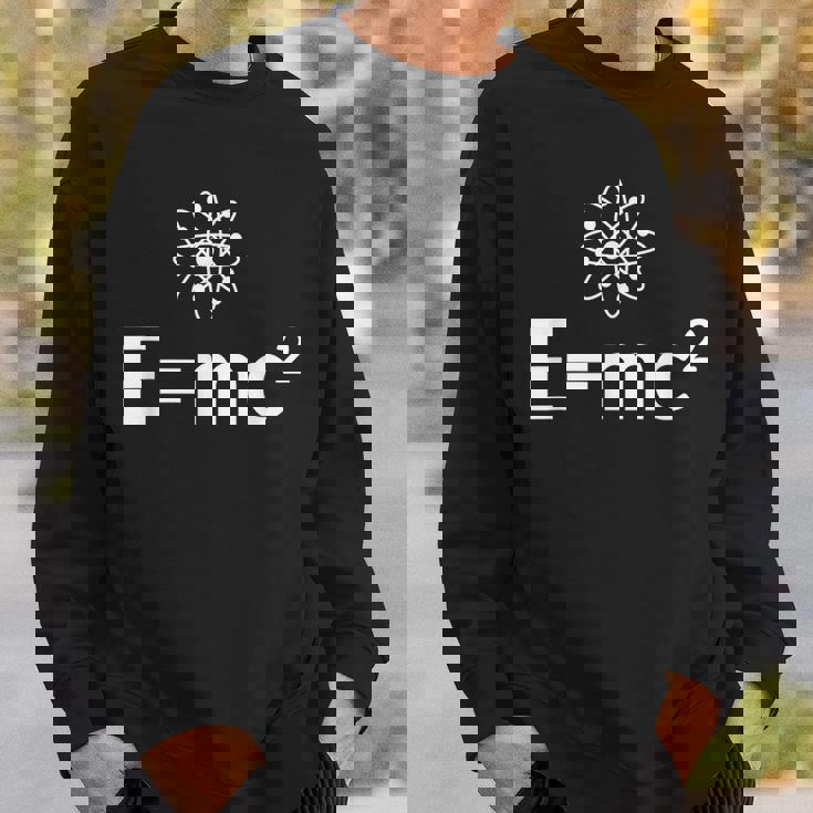 Fun EMc^2方程式 物理学 相対性 アトムロゴ EMc2 スウェットシャツ 彼への贈り物